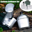 Multi-Functional Stainless Steel Camping Kit - Lightweight and Durable N/A