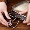 Stainless Steel Sandwich Maker - Portable Grilling Tool for Campers N/A