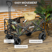 Foldable Outdoor Utility Wagon with Carry Bag - Camouflage OLPRO Extra