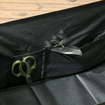 Foldable Outdoor Utility Wagon with Carry Bag Black Outsunny