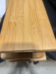 Pre-Loved Bamboo Camping Table  4 Folding 65cm x 50cm | Lightly Used, Marks on Surface | FU548
