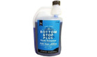 A singular bottle of the Bottom and Top Plus - Toilet Fluid and Rinse by OLPRO showing the front label for this bottle.