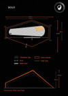 OLPRO Solo Lightweight 1 Person Tent dimensions