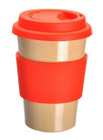 Husk Breaktime Beaker Red on White background.  BUY ONE GET ONE FREE