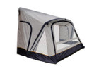 The OLPRO View Lite Breeze 390 Caravan Awning pictured on a white background.