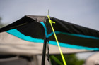 The canopy & canopy poled on the Snug Poled Tailgate Awning