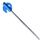 A Close-up image of a peg showing the robust head and Nail Like structure of the Hard Ground Pegs with guy anchor, making this suitable for all tents, awnings, gazebo's and more.