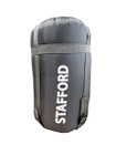 An image of the Stafford 2-3 season insulated sleeping bag drawstring bag upright with the word Stafford in white printed down the side
