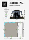 Pre-Loved Loopo Breeze® V2 Inflatable Campervan Awning + Carpet