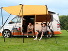 Pre-Loved Multi Shade Campervan Canopy Orange