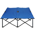 Double Folding Camping Cot with Carry Bag - Blue OLPRO Extra