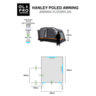 Hanley Campervan Awning (Fibreglass Poles) OLPRO