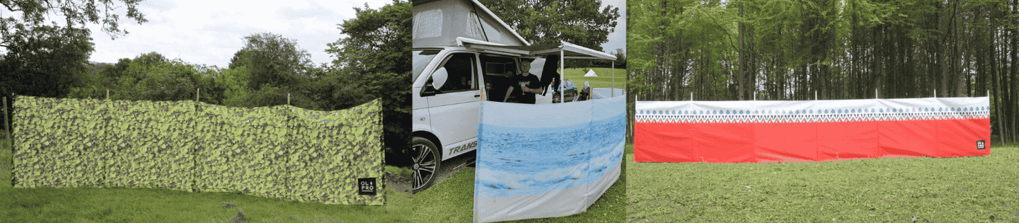 Wooden Poled Windbreaks