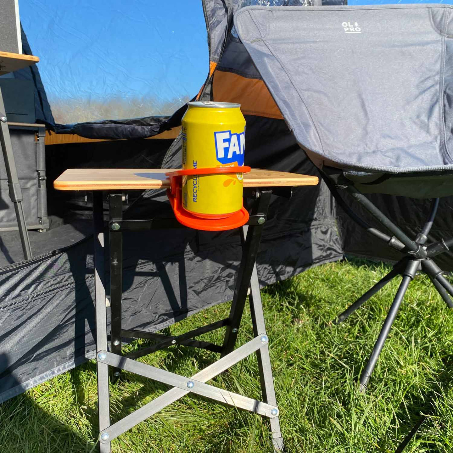Bamboo Camping Stool 2 Fold