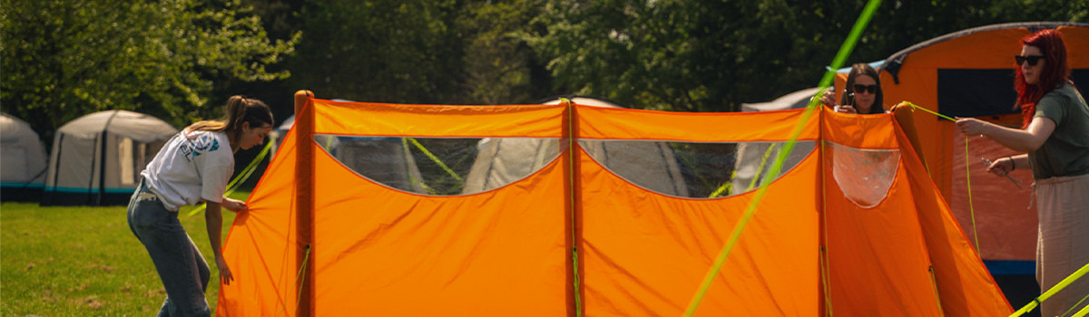 Inflatable Windbreaks