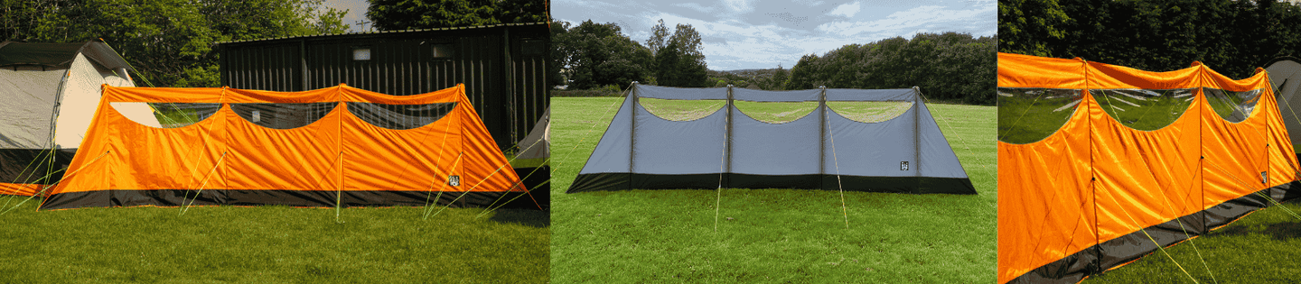 Inflatable Windbreaks