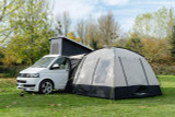 OLPRO Cubo Campervan Awning OLPRO on a VolksWagen T5, the awning doors are closed