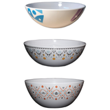 Pack of 4 Melamine Bowls Random Selection OLPRO
