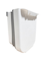 The 9L Folding Camping Bin Hanging or Free Standing from OLPRO pictured on a white background.