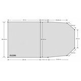 Universal/Apollo Tent Footprint Groundsheet - 460cm x 250cm