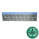 Pre-Loved Stone Wall 4 Pole Compact Windbreak (Steel Poles) | Lightly Used, With Rusty Poles | 2011897778 OLPRO