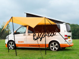 Rectangle Campervan Shade Canopy OLPRO, imageset:Orange
