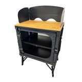 Bamboo 3 in 1 Folding Table/Storage Camping Cupboard OLPRO