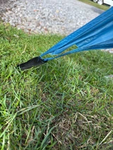 Pre-Loved Cocoon V2 Poled Campervan Awning - Blue + Magnetic Driveaway Kit + Footprint  | Lightly Used, Small Rip On Canopy | OL218R