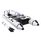 Camping Survivals 10ft PVC 330kg  Water Adult Assault Boat Off-White