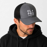 Grey Cap on man