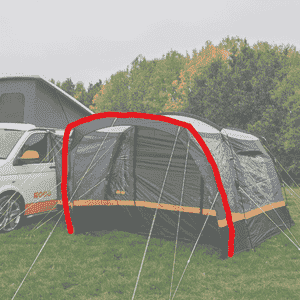 Hanley Poled Red Front Pole OLPRO