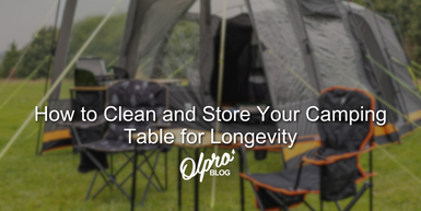 How to Clean and Store Your Camping Table for  Longevity