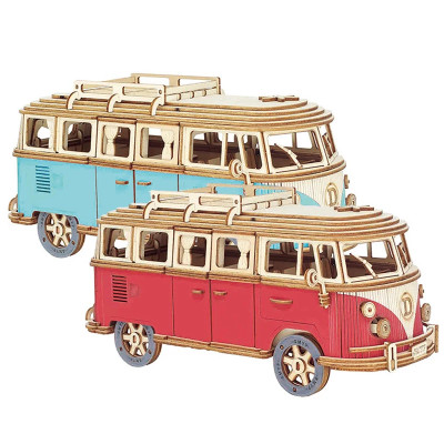 3D Campervan Wooden Puzzle OLPRO Extra