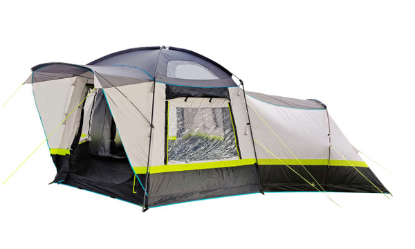 The OLPRO Hive 6 Berth Poled Tent on a white background