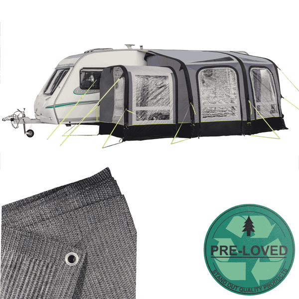Pre-Loved View 300 Caravan Inflatable Awning  + Oltex Groundsheet| Lightly Used | OB124R OLPRO