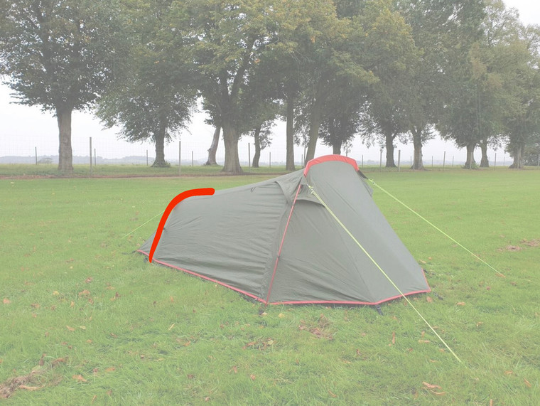 Voyager Tent Alloy Back Pole 