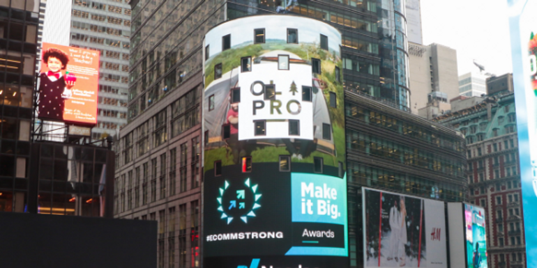 OLPRO wins #Ecommstrong Award