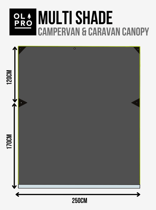Multi Shade Campervan Canopy