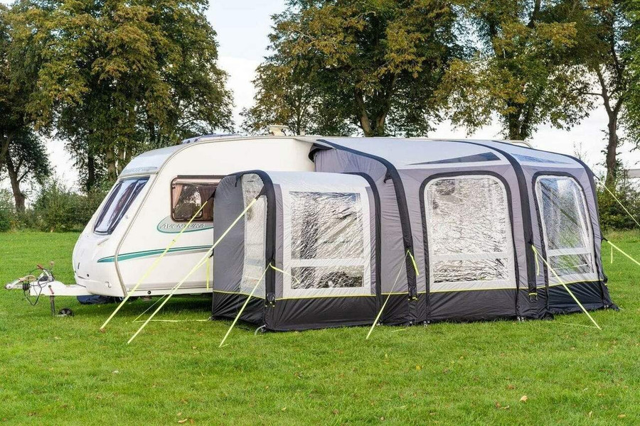 View 300 Caravan Inflatable Porch Awning With Porch Extension OLPRO