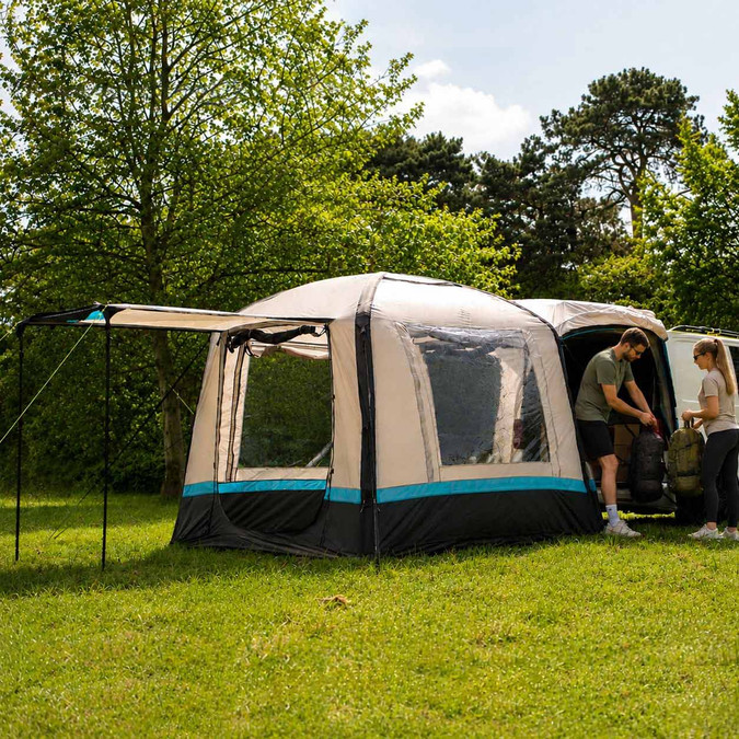 The OLPRO Snug Inflatable campervan Awning