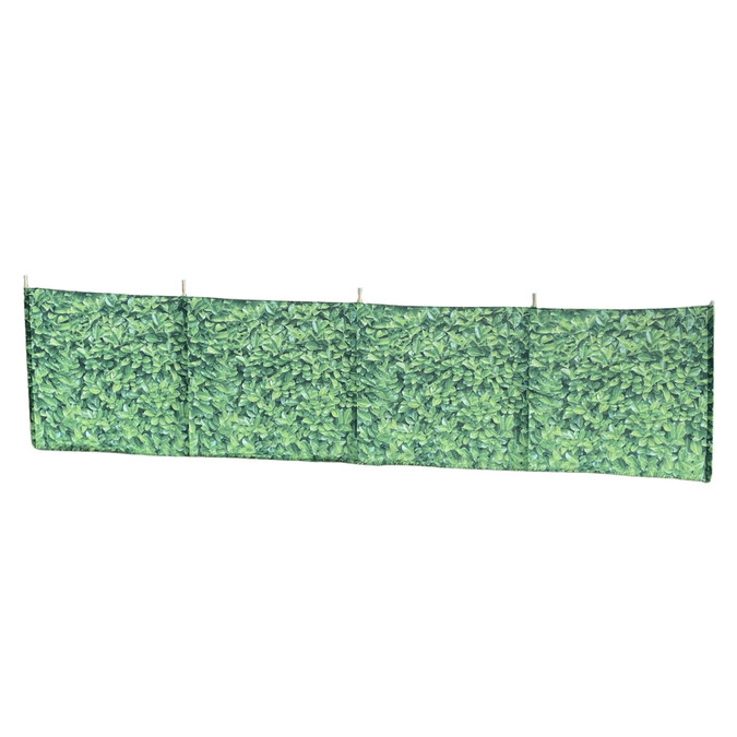 Laurel Hedge Folding Wooden windbreak 5 pole