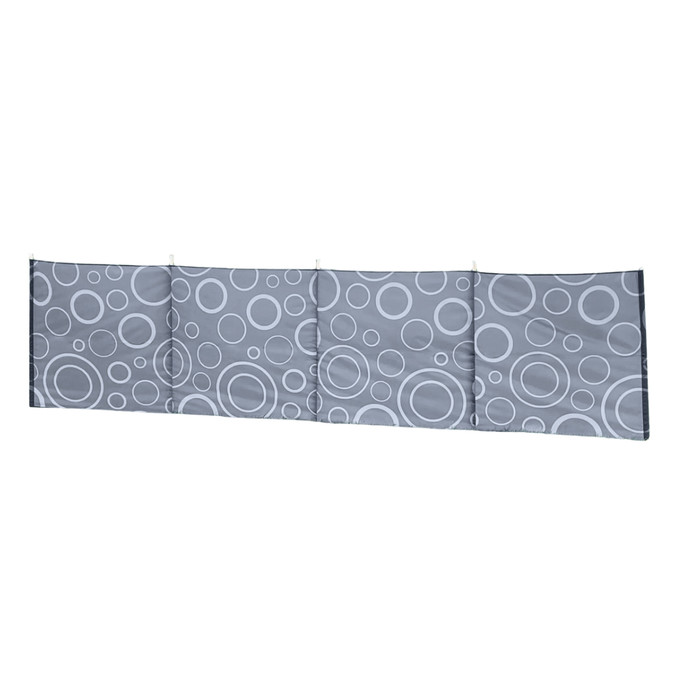 Dark Moon Folding Wooden Windbreak 5 Pole