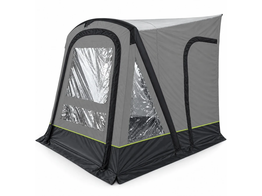 The OLPRO View Lite Breeze 260 Caravan Awning pictured on a white background.