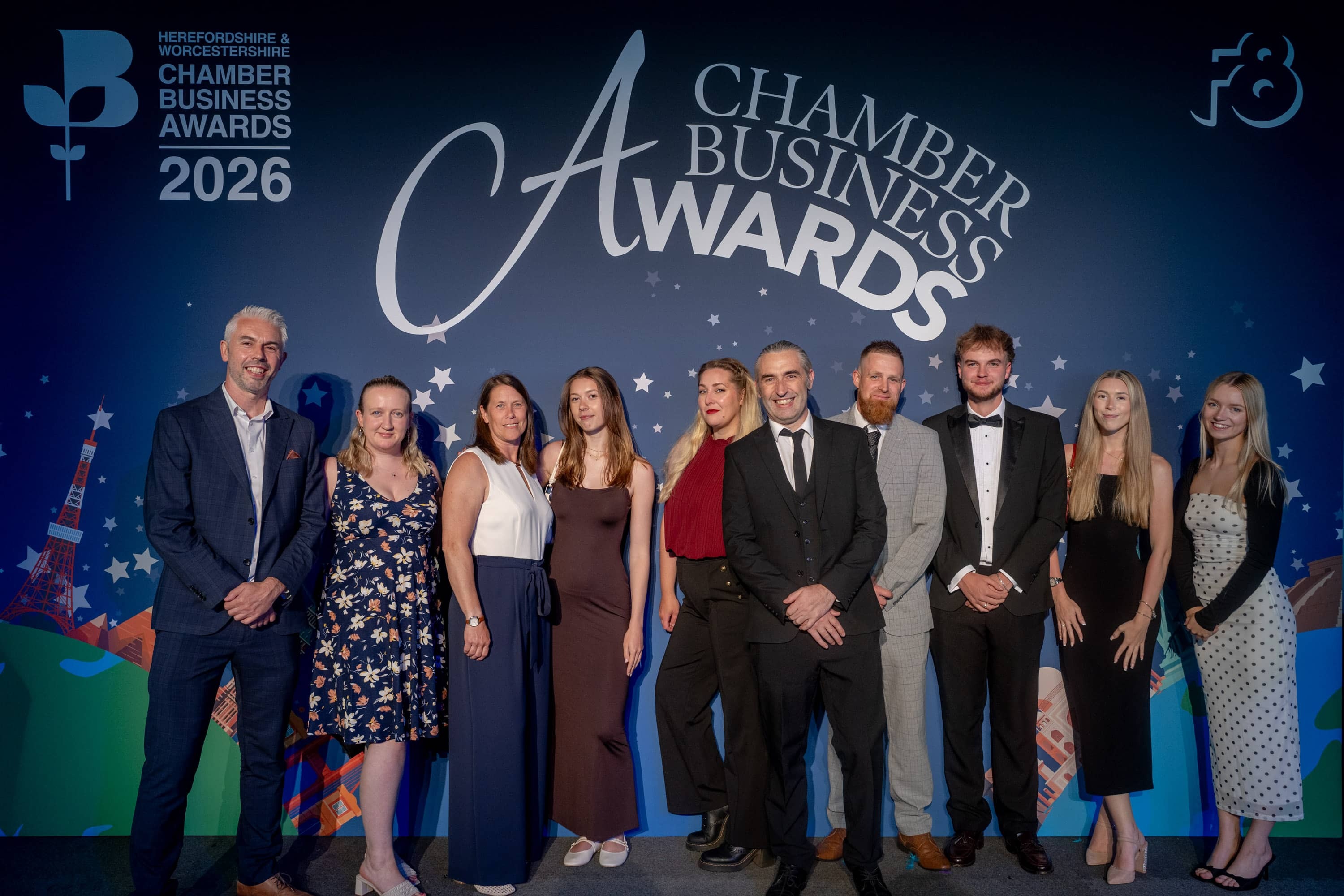 The OLPRO team at the Chamber Business Awards