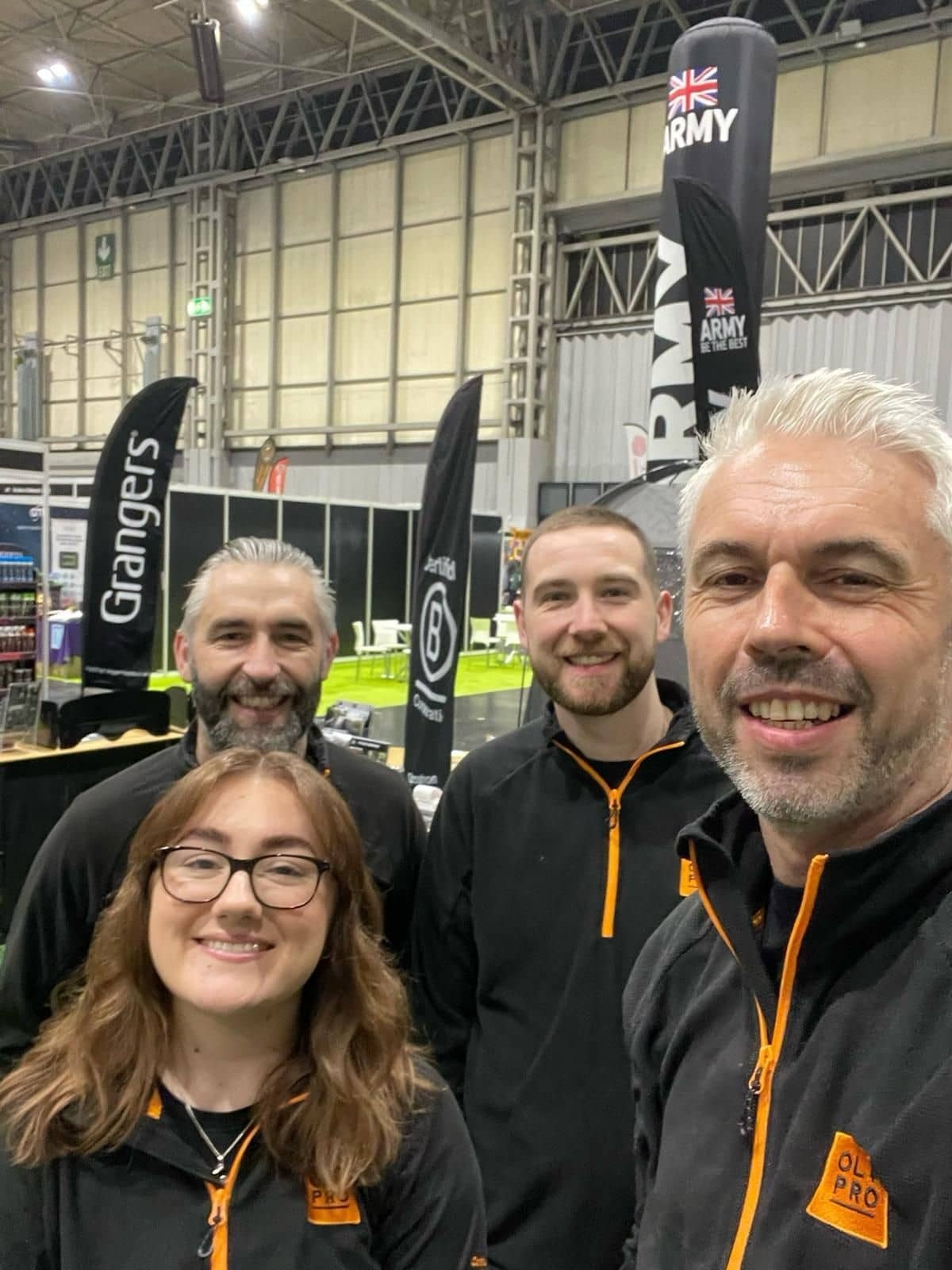 OLPRO team at an outdoor show