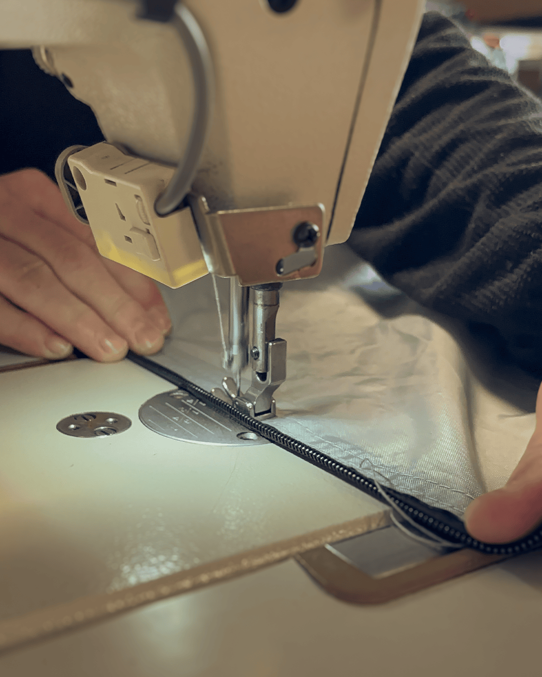 OLPRO product material being sewn