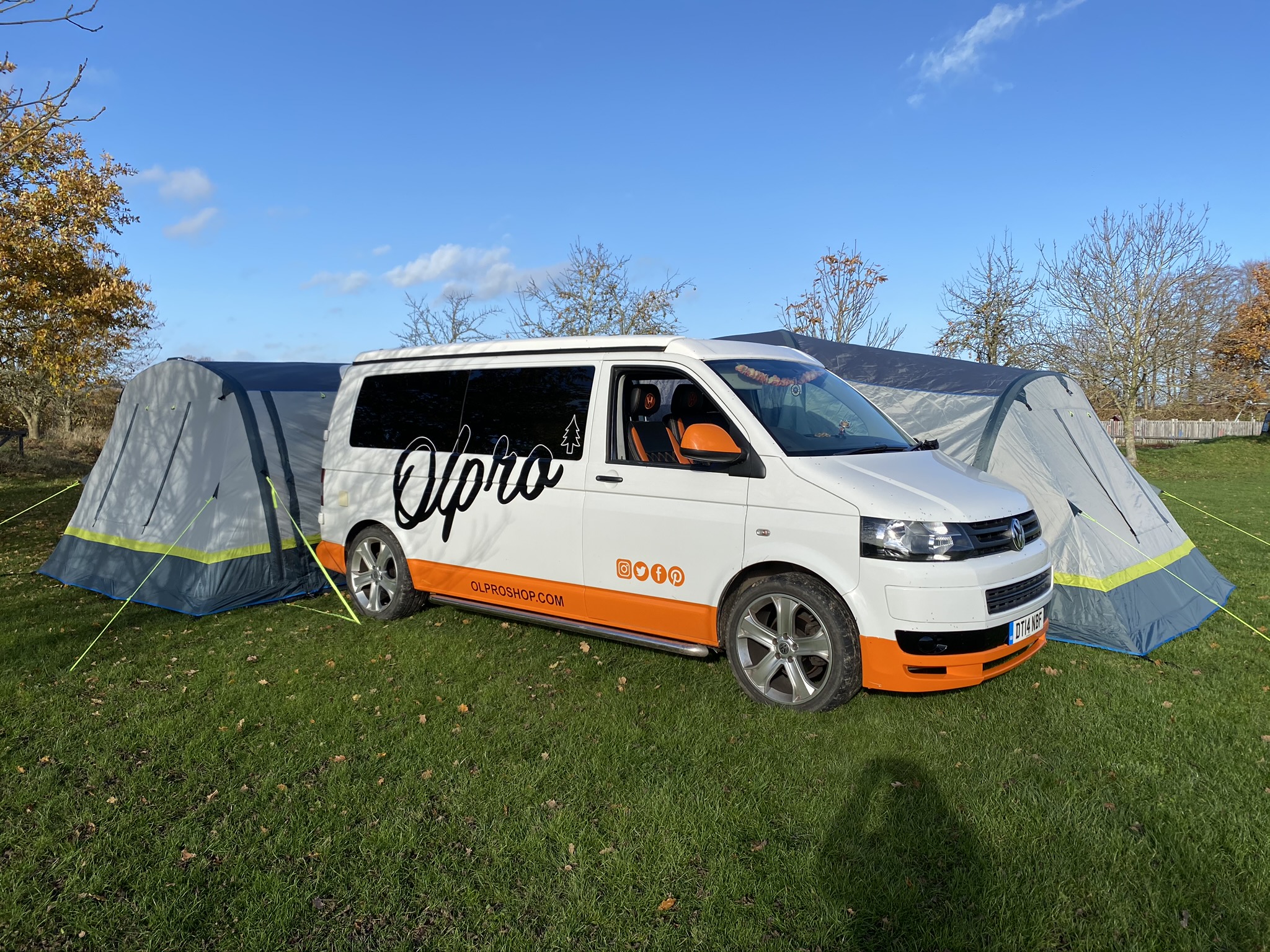 OLPRO camping gear being used outdoors