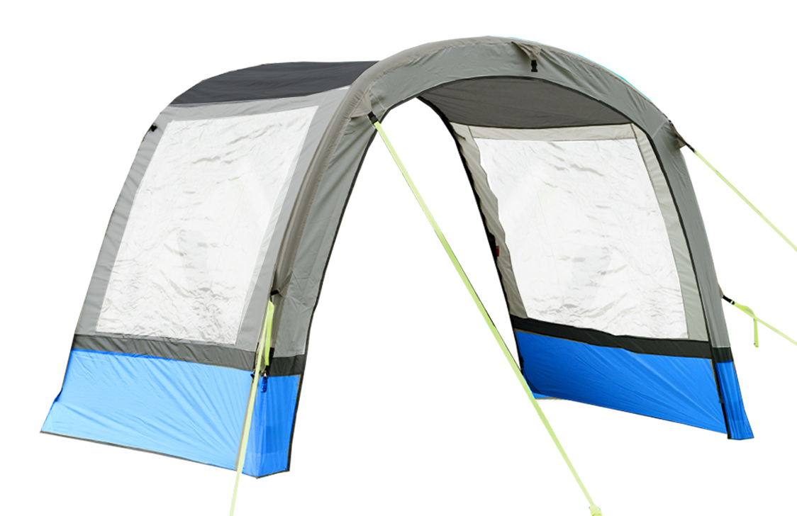 Cocoon Breeze(R) Campervan Awning Extension - Blue & Grey