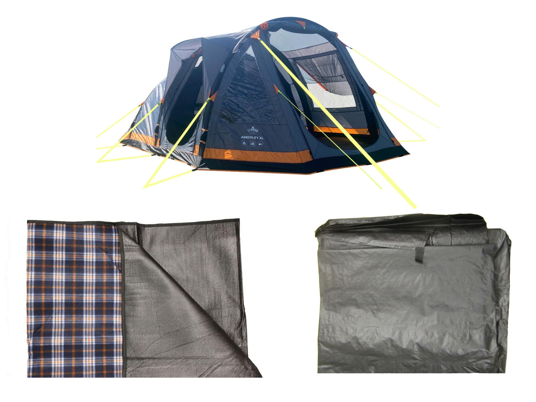 Abberley Xl Breeze(R) - 4 Berth/Person Inflatable Tent