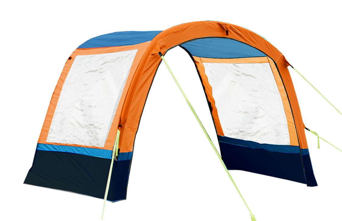 Cocoon Breeze(R) Campervan Awning Extension - Orange & Black